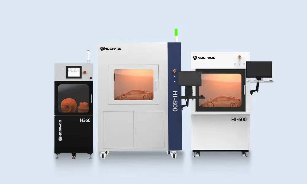 NDSpace SLA 3D printers on display. The process of industrial development, the choice of 3D printers