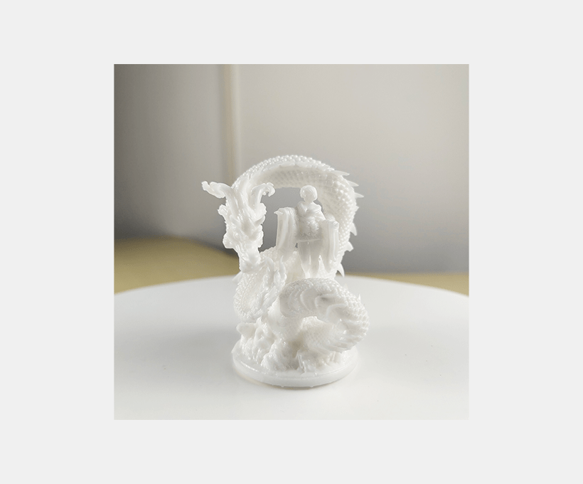 Water washable resin print model